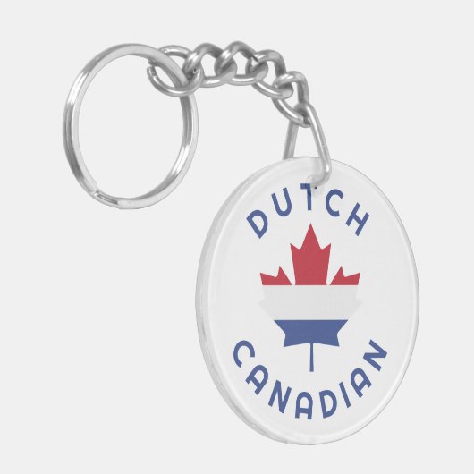 Canadese Nederlandse roots Sleutelhanger (Voorkant Links)