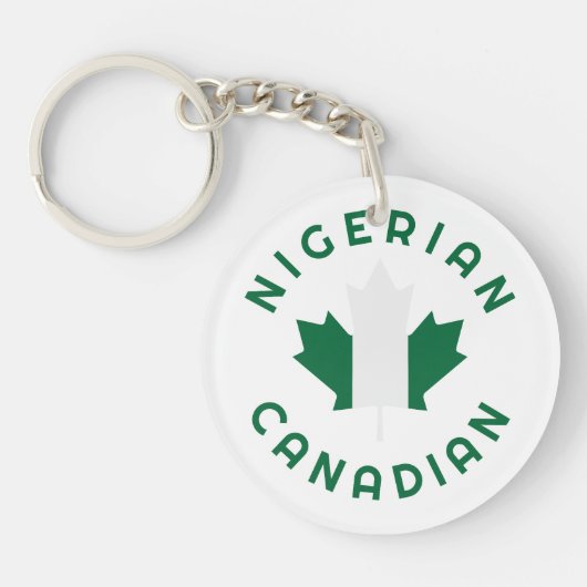 Canadese Nigeriaanse wortels Sleutelhanger (Voorkant)