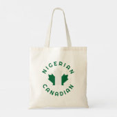 Canadese Nigeriaanse wortels Tote Bag (Achterkant)