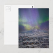 Canadese noordelijke lichten briefkaart (Voorkant / Achterkant)