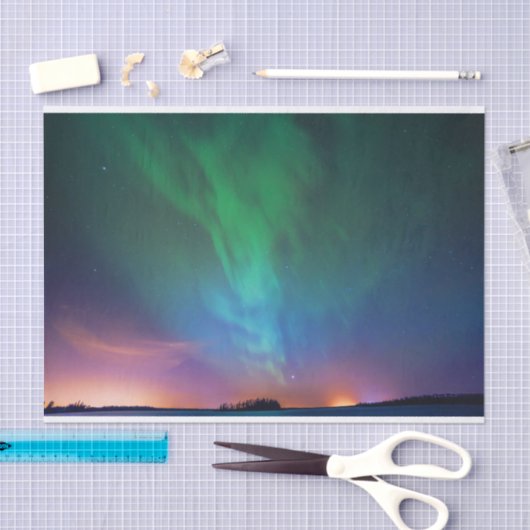 Canadese noordelijke lichten tissuepapier (Craft)