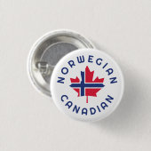 Canadese Noorse roots Ronde Button 3,2 Cm (Voorkant /achterkant)