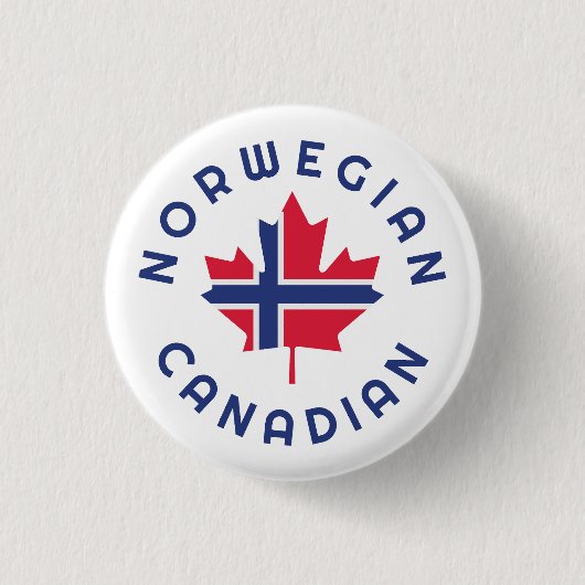 Canadese Noorse roots Ronde Button 3,2 Cm (Voorkant)