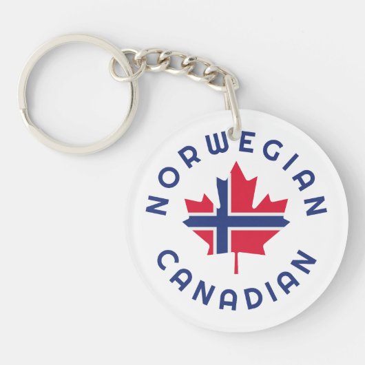 Canadese Noorse roots Sleutelhanger (Voorkant)