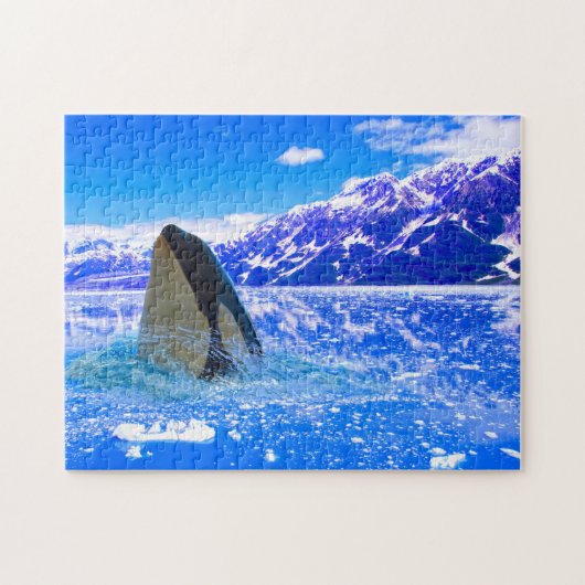 Canadese Orka Walvissen. Legpuzzel (Horizontaal)