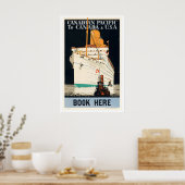 Canadese Pacific naar Canada en de VS Reizen in Ou Poster (Keuken)