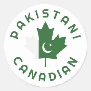 Canadese Pakistaanse roots Ronde Sticker