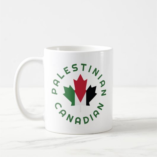 Canadese Palestijnse roots Koffiemok (Links)