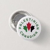 Canadese Palestijnse roots Ronde Button 3,2 Cm (Voorkant /achterkant)
