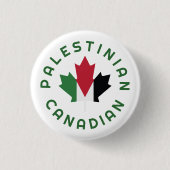 Canadese Palestijnse roots Ronde Button 3,2 Cm (Voorkant)