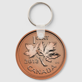 Canadese penny 2013 sleutelhanger