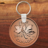 Canadese penny 2013 sleutelhanger (Voorkant)