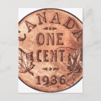 Canadese penny briefkaart