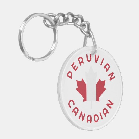 Canadese Peruaanse wortels Sleutelhanger (Voorkant Links)