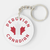Canadese Peruaanse wortels Sleutelhanger (Achterkant)