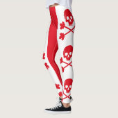 Canadese piraatschedel en kruisgraten leggings (Links)