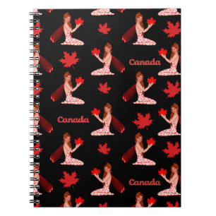 Canadese Pixie met Maple Leaf Notitieboek