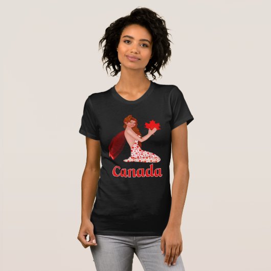 Canadese Pixie met Maple Leaf T-shirt (Voorkant volledig)