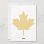 Canadese Platte Vakantiekaart Feestdagenkaart (Achterkant)