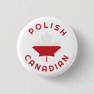 Canadese Poolse wortels Ronde Button 3,2 Cm