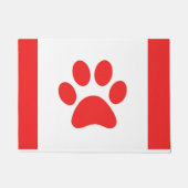 Canadese Poot Vlag - Grappige Canadees Deurmat (Voorkant)