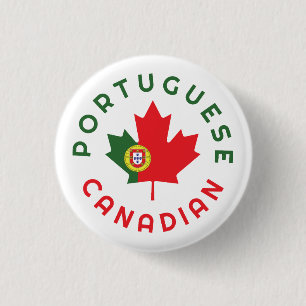Canadese Portugese roots Ronde Button 3,2 Cm
