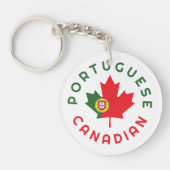 Canadese Portugese roots Sleutelhanger (Voorkant)