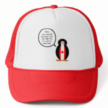 Canadese pratende mevrouw Pinguïn gepersonaliseerd