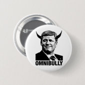 Canadese premier Stephen Harper - Omnibully Ronde Button 5,7 Cm (Voorkant /achterkant)