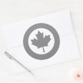 Canadese RAF Maple Leaf Roundel SUBDUED Ronde Sticker (Envelop)