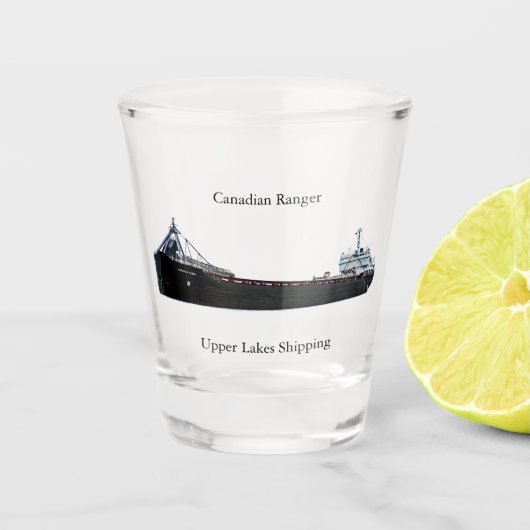 Canadese Ranger shotglas Shot Glas (Voorkant)