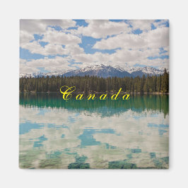 Canadese reflectie over het waterlandschap magneet