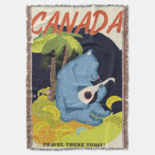  Canadese reisposter Deken (Voorkant Verticaal)
