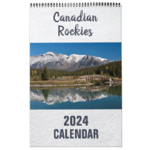 Canadese Rockies 2024 Kalender
