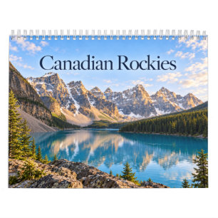 Canadese Rockies Berg- en natuur landschap Kalender
