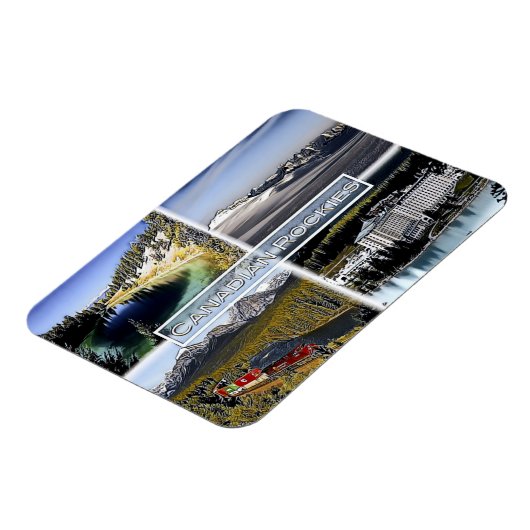 Canadese Rockies - Canada - Mosaic - Magneet (Linkerzijde)