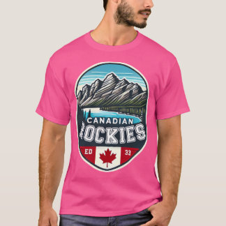 Canadese Rockies Canada Rocky Mountains Souvenir A T-shirt