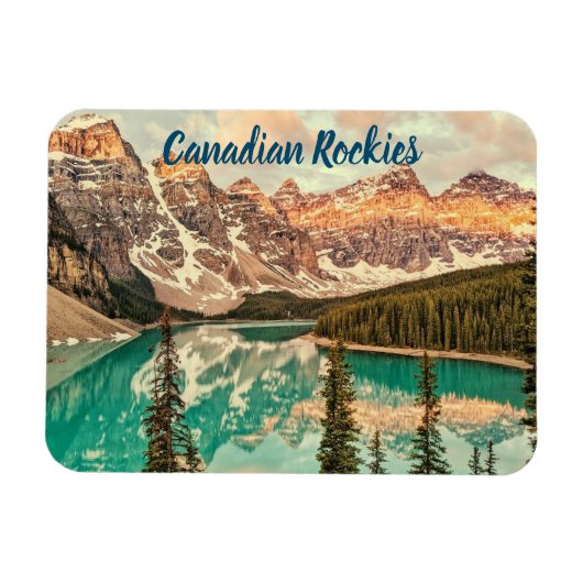 Canadese Rockies gestileerd Magneet (Horizontaal)