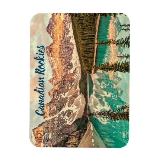 Canadese Rockies gestileerd Magneet (Verticaal)