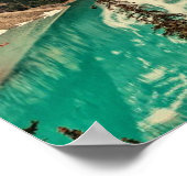 Canadese Rockies gestileerd Poster (Hoek)