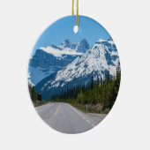 Canadese Rockies - Icefields Parkway Highway 93 Keramisch Ornament (Rechts)