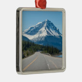 Canadese Rockies - Icefields Parkway Highway 93 Metalen Ornament (Rechts)