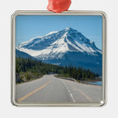 Canadese Rockies - Icefields Parkway Highway 93 Metalen Ornament (Voorkant)