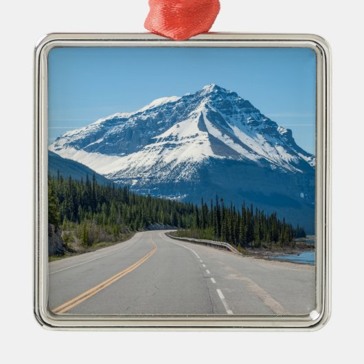 Canadese Rockies - Icefields Parkway Highway 93 Metalen Ornament (Voorkant)