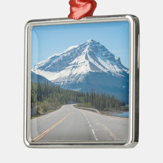 Canadese Rockies - Icefields Parkway Highway 93 Metalen Ornament (Links)