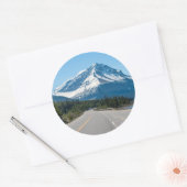 Canadese Rockies - Icefields Parkway Highway 93 Ronde Sticker (Envelop)
