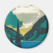 Canadese Rockies Magneet (Voorkant)