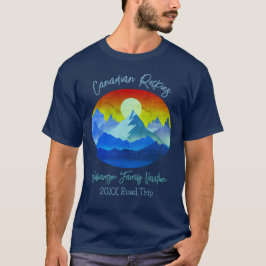 Canadese Rockies Mountains Family Road Trip T-shirt