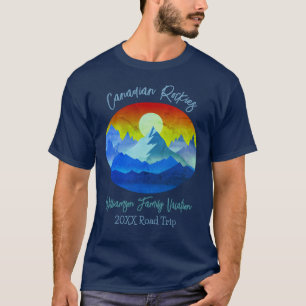 Canadese Rockies Mountains Family Road Trip T-shirt
