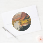 Canadese Rockies Reizen Poster Stickers (Envelop)